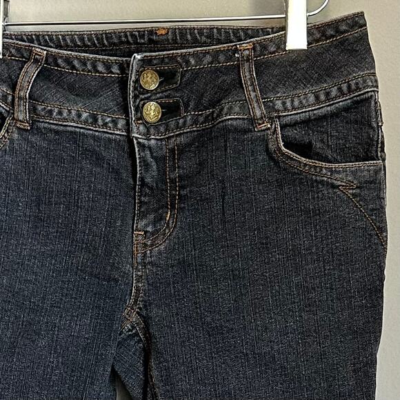 Vintage Y2K Cabi Low Rise Boot Cut Jeans Flap Pockets Rodeo Coyote Ugly Size 4 - Picture 3 of 10